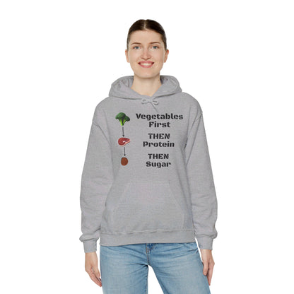 Vegetables First Hoodie - My Higher Being