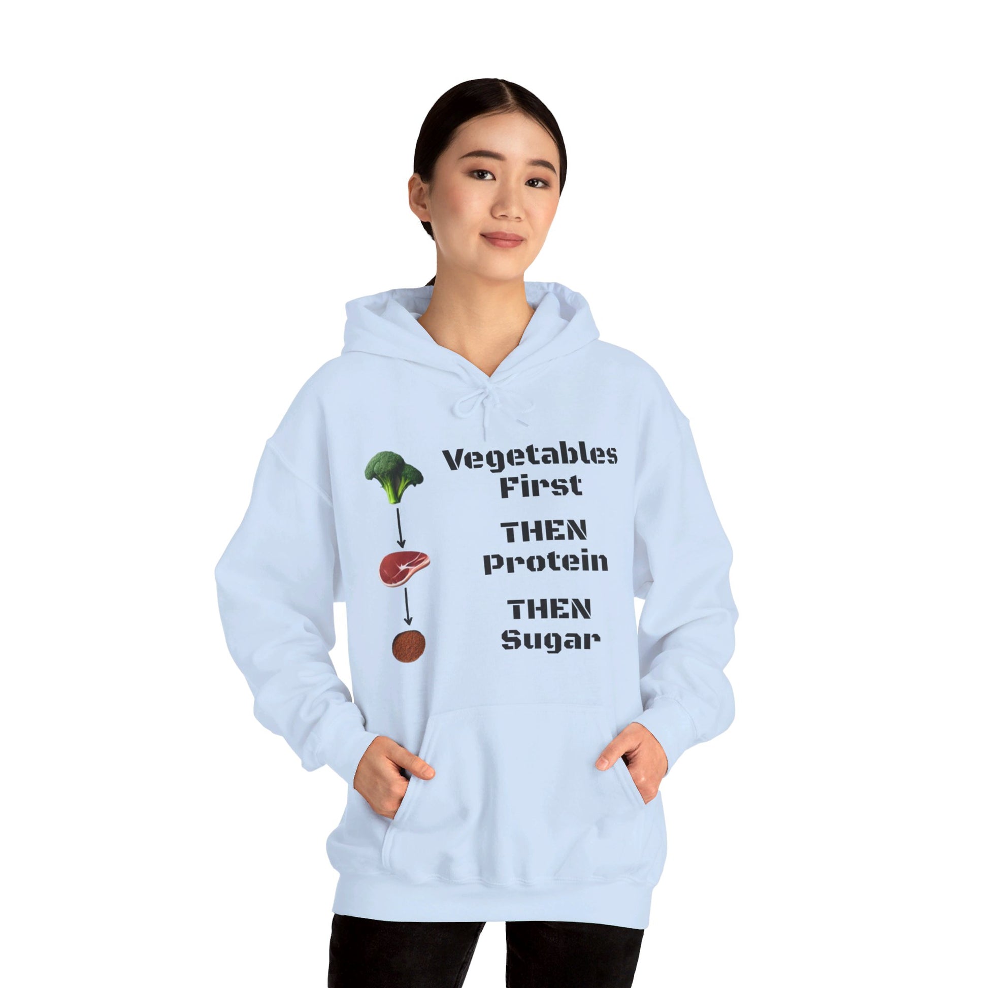 Vegetables First Hoodie - My Higher Being