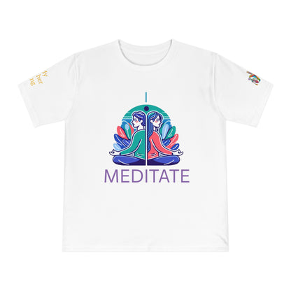 'I Meditate' (MHB EDITION)_100% Organic Cotton T-Shirt - My Higher Being