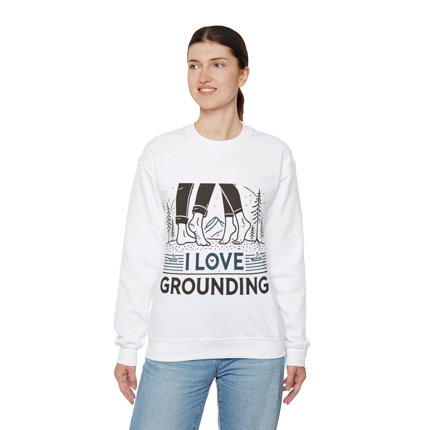 I Love Grounding Couples' Sweatshirt - My Higher Being