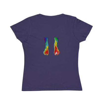 'I Love Grounding'_100% Organic Women's Classic T-Shirt - My Higher Being