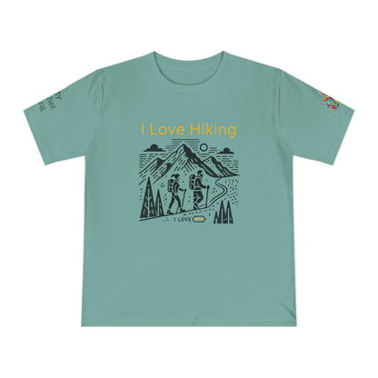 'I Love Hiking' (MHB EDITION)_100% Organic Cotton Unisex T-Shirt