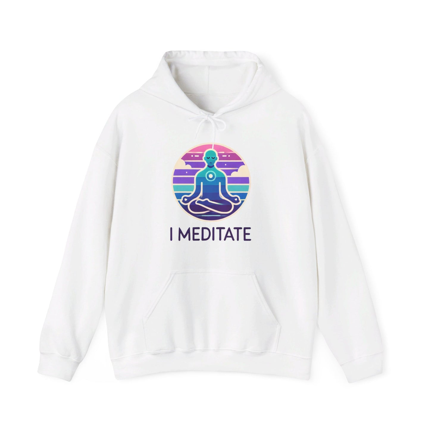 I Meditate Man's Sweatshirt - My Higher Being