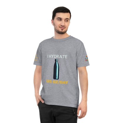 'I Hydrate 125 OZ/DAY' (MHB EDITION)_100% Organic Cotton T-Shirt