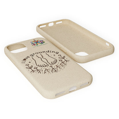 'I Love Grounding'_Plastic Free Biodegradable Phone Case