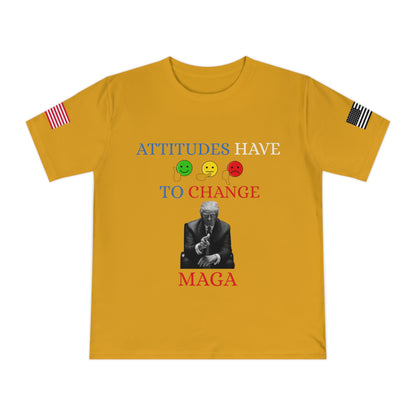 Trump’s Call for Change Tee: Advocating New Attitudes for Peace _100% Organic Cotton