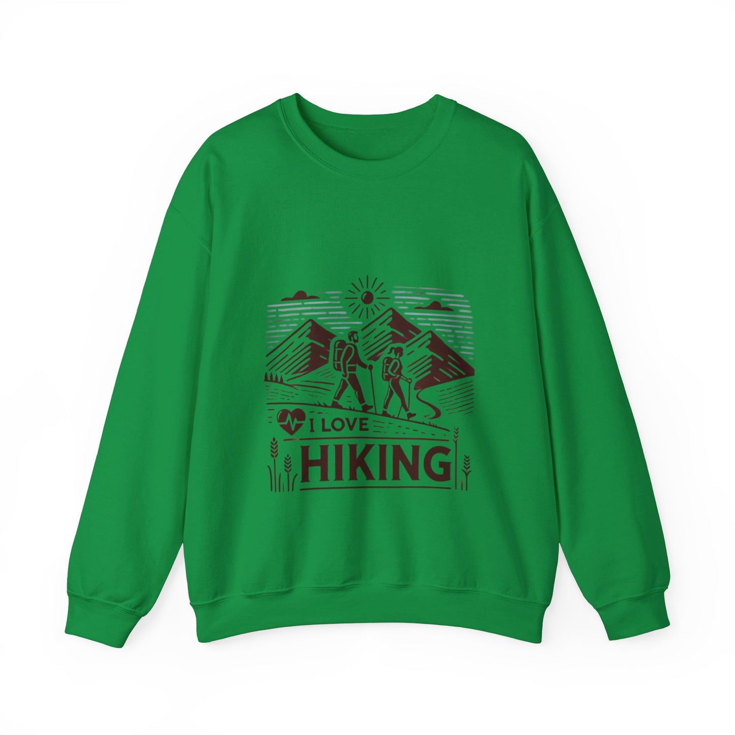 I Love Hiking Couples' Sweatshirt - My Higher Being