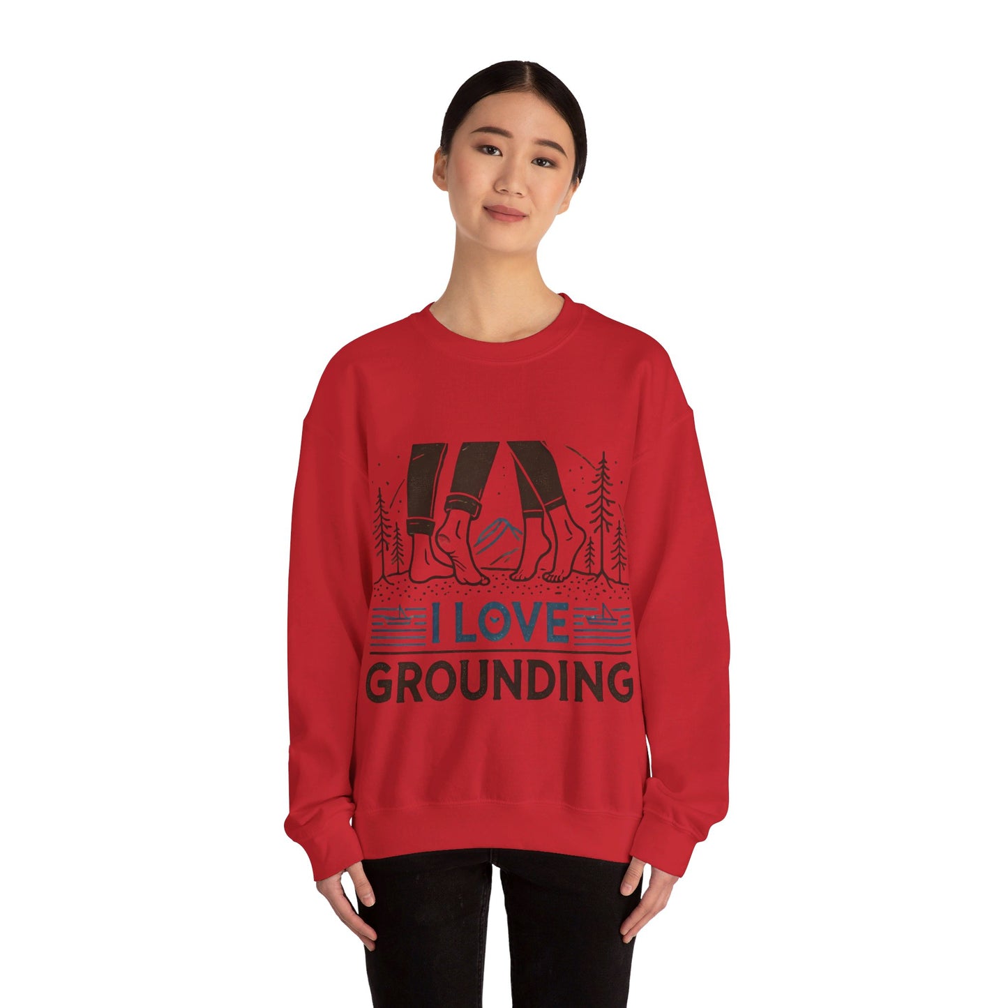 I Love Grounding Couples' Sweatshirt - My Higher Being