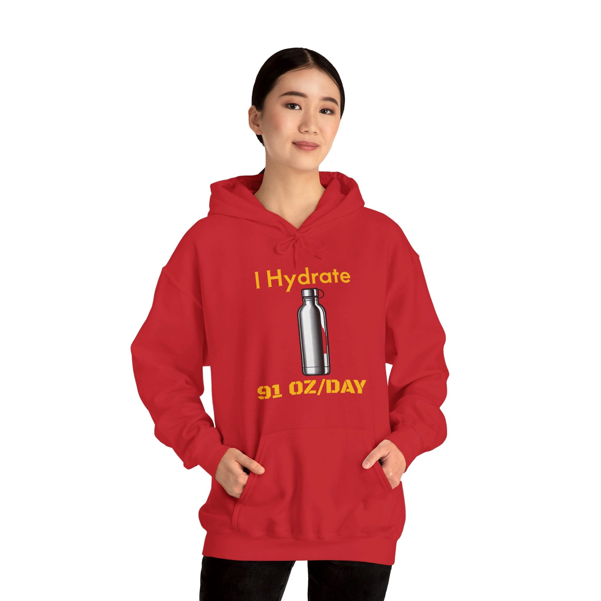 I Hydrate Woman's Hoodie_91 oz/day - My Higher Being