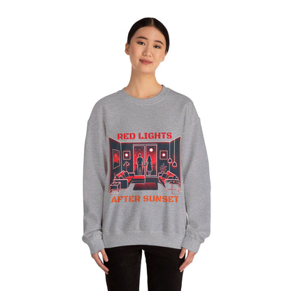 Red Lights After Sunset Sweatshirt - My Higher Being