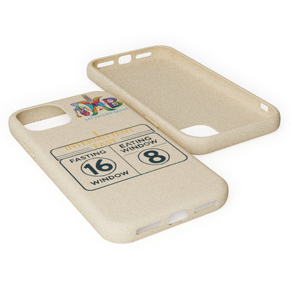 'I Intermittent Fast_16-8'_Plastic Free Biodegradable Phone Case (MHB Edition)