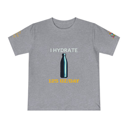 'I Hydrate 125 OZ/DAY' (MHB EDITION)_100% Organic Cotton T-Shirt