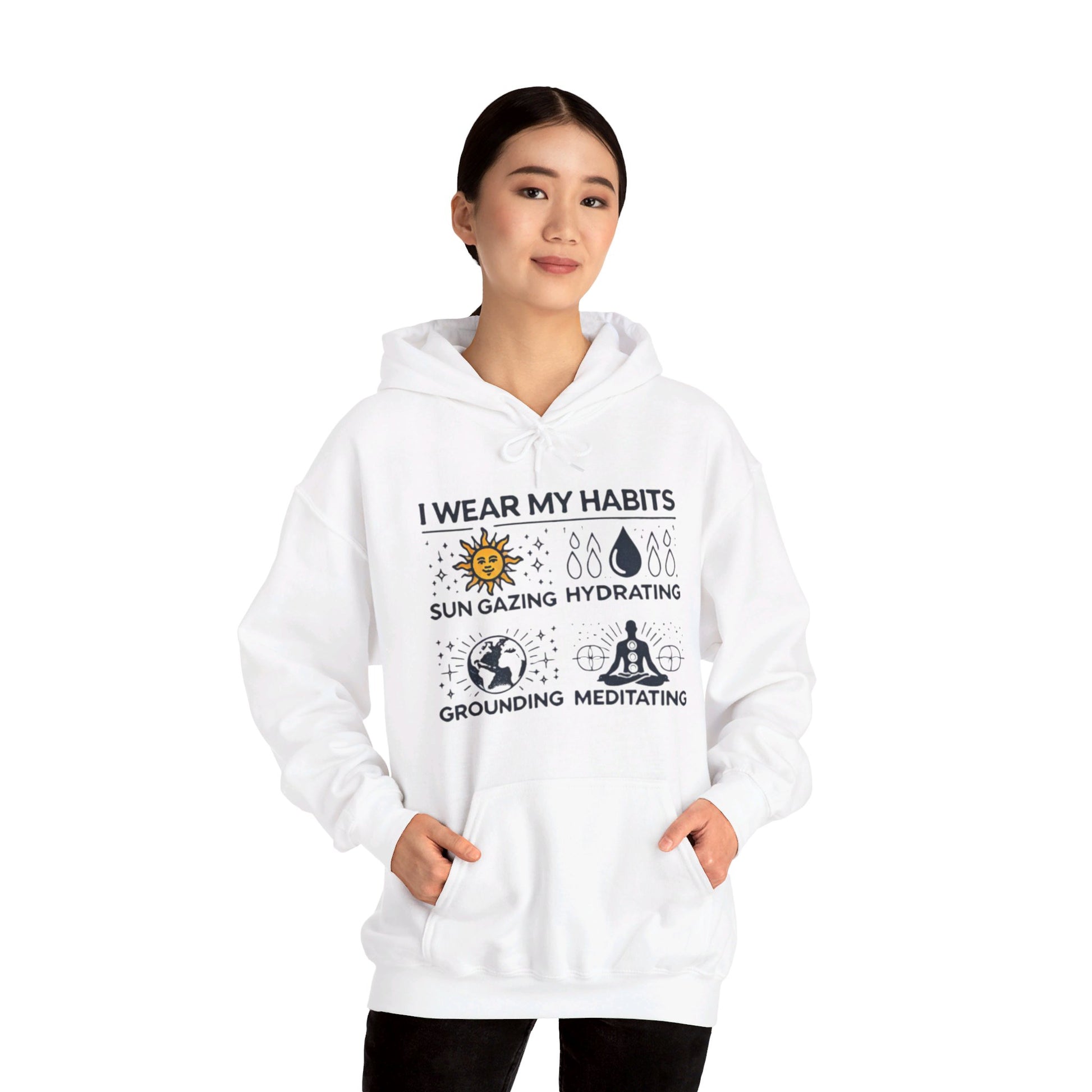 I Wear My Habits Hoodie - My Higher Being