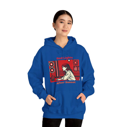 Red Lights After Sunset Woman's Hoodie - My Higher Being