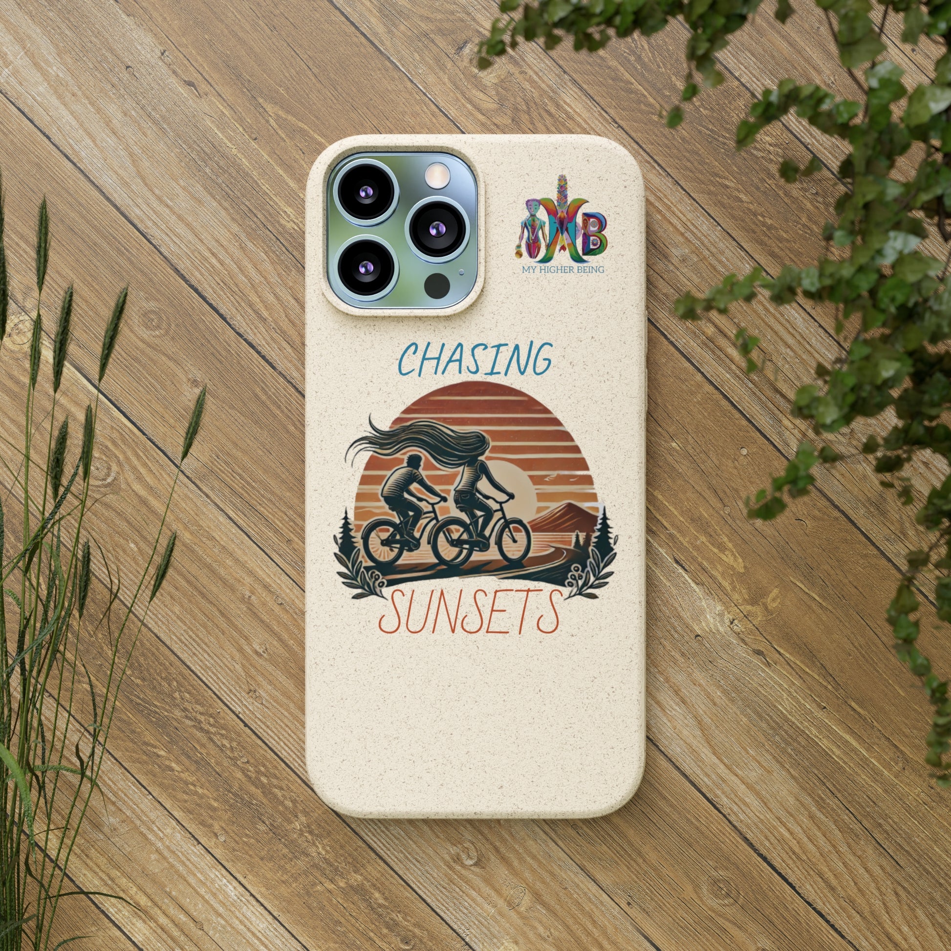 'Chasing Sunsets'_Plastic Free Biodegradable Phone Case (MHB Edition) - My Higher Being