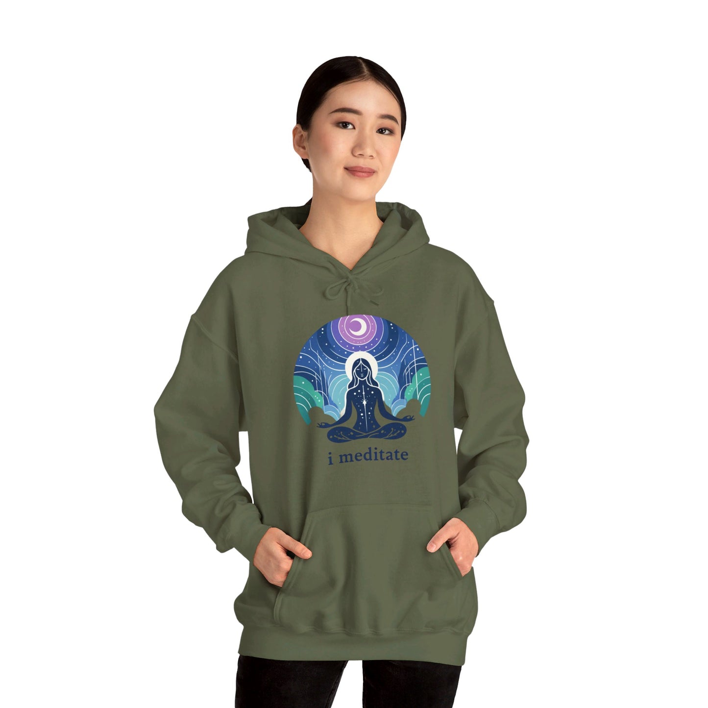 I Meditate Woman's Hoodie - My Higher Being