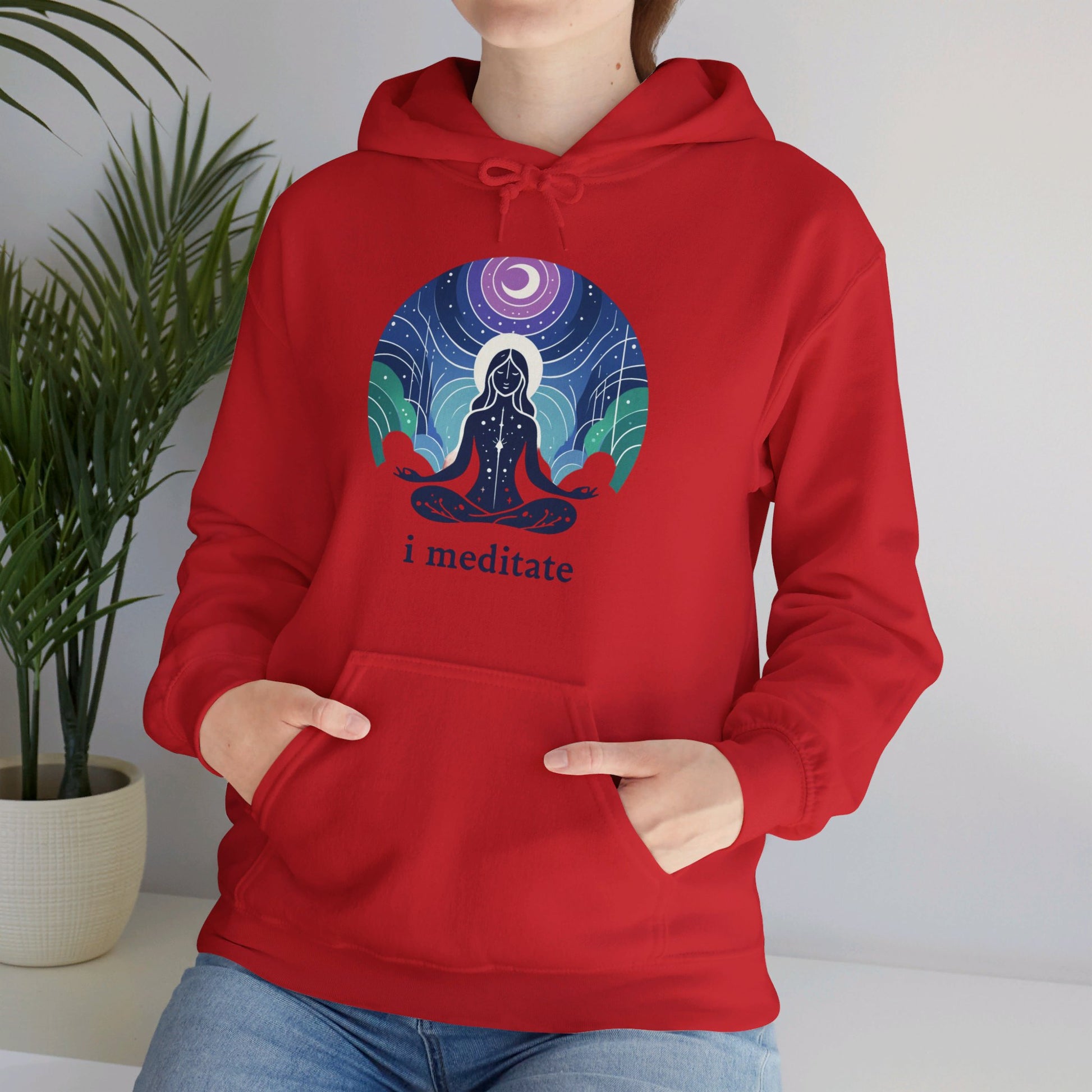 I Meditate Woman's Hoodie - My Higher Being