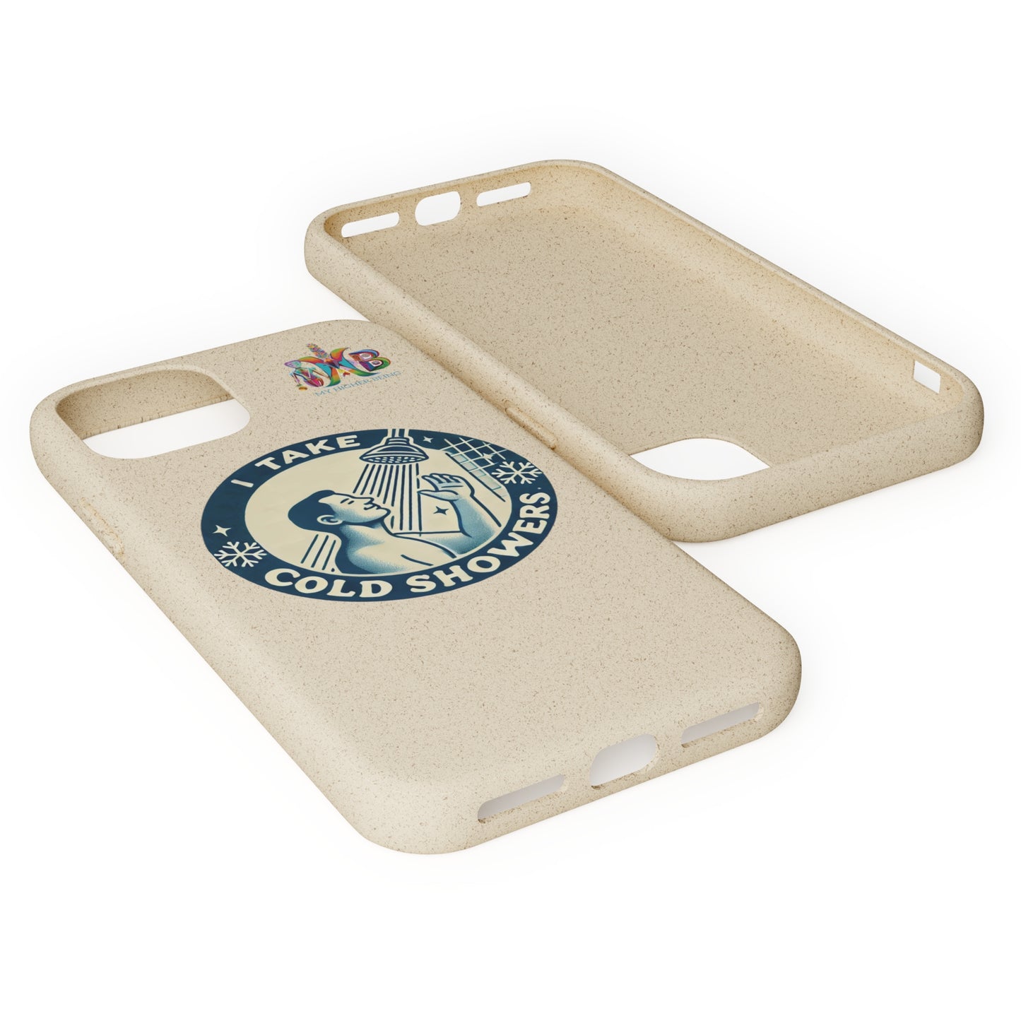 'I Take Cold Showers'_Plastic Free Biodegradable Phone Case (MHB Edition)