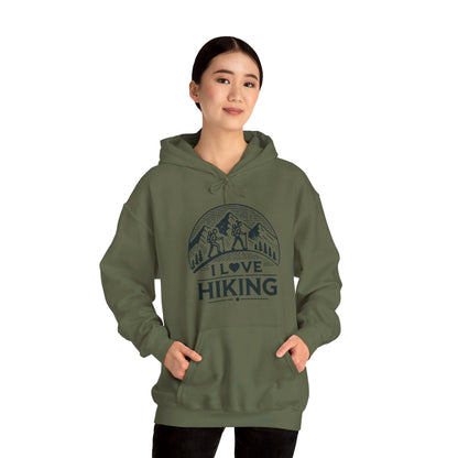 I Love Hiking Couples' Hoodie - My Higher Being