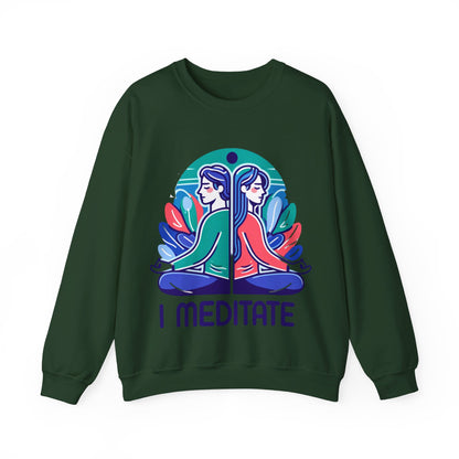 I Meditate Couples' Sweatshirt - My Higher Being