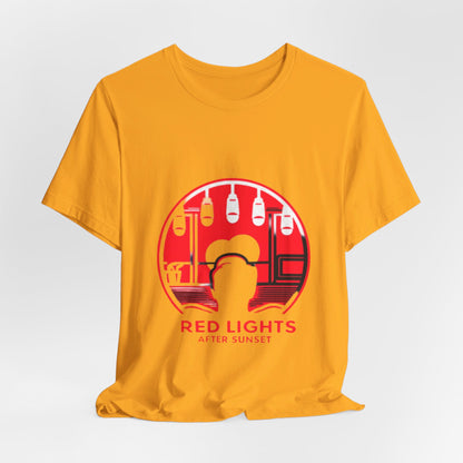 Red Lights After Sunset Man's Tee - My Higher Being