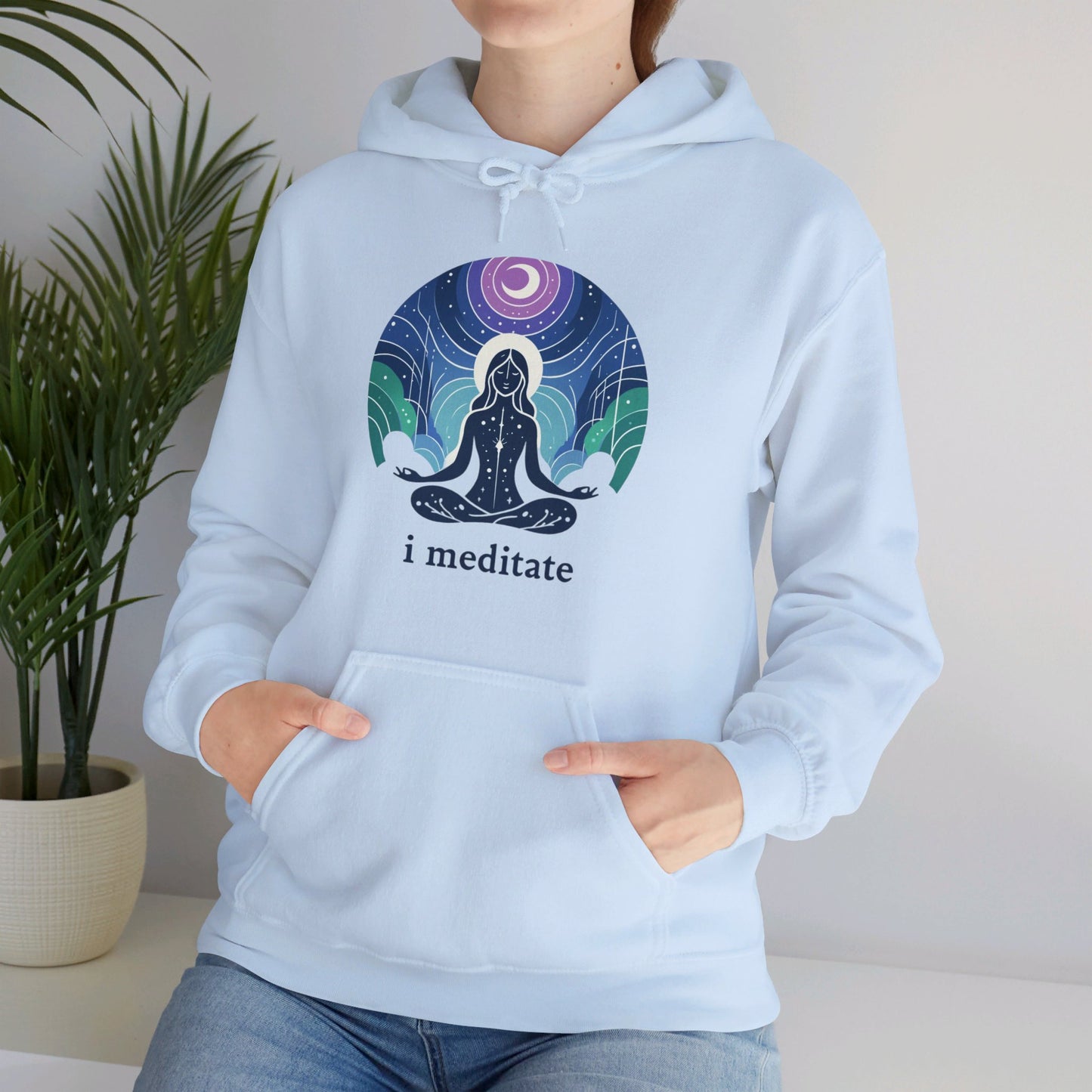 I Meditate Woman's Hoodie - My Higher Being