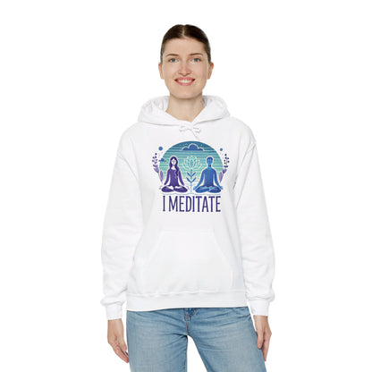 I Meditate Couples' Hoodie - My Higher Being