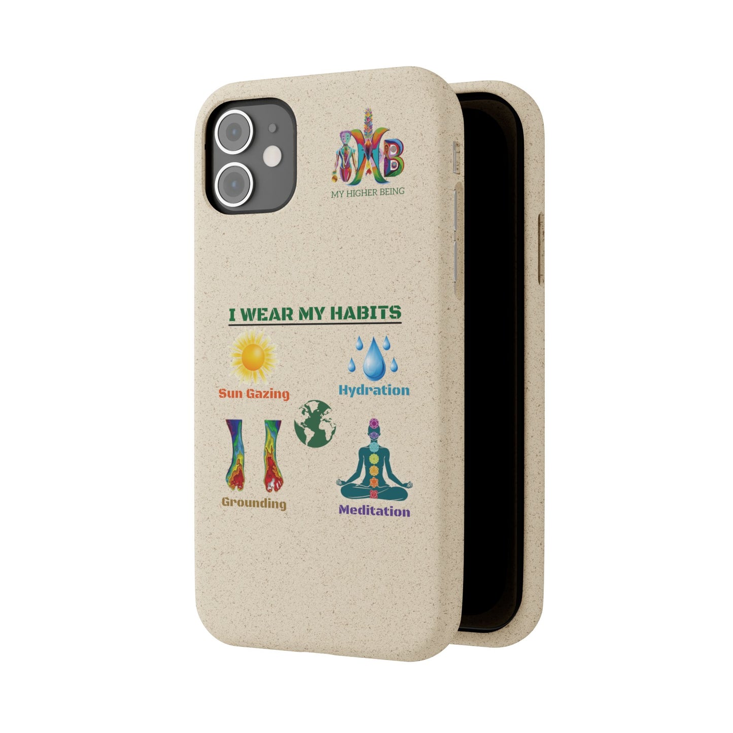 I Wear My Habits — Plastic Free Biodegradable Phone Case