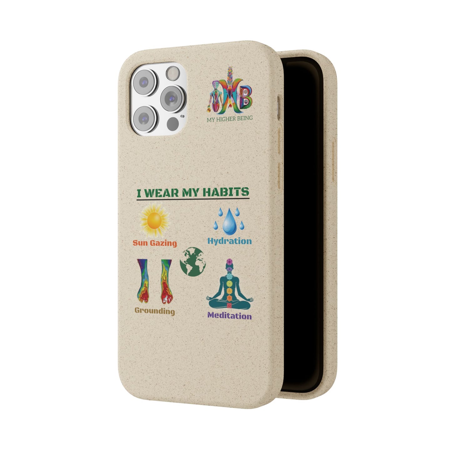 I Wear My Habits — Plastic Free Biodegradable Phone Case