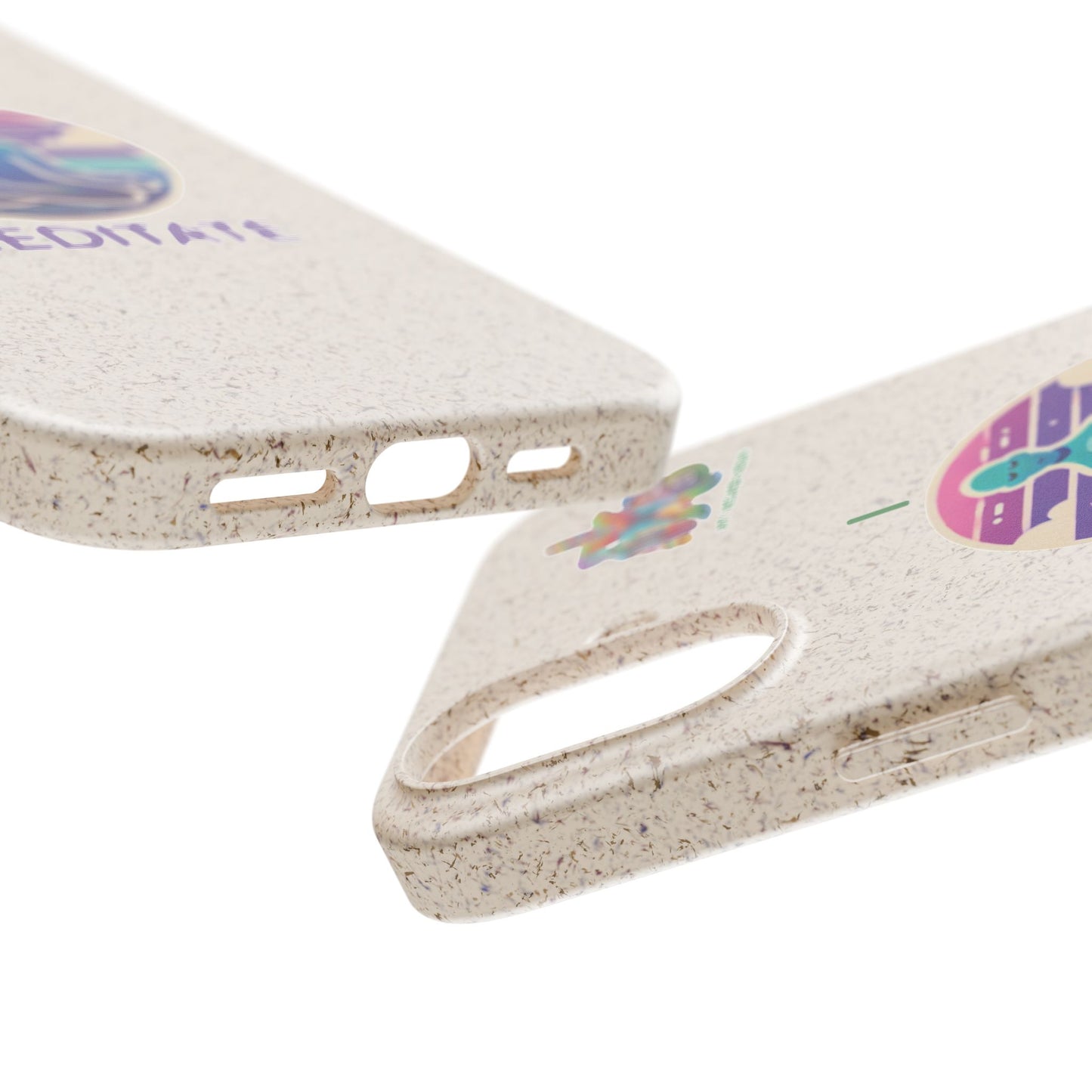 I Meditate — Plastic Free Biodegradable Phone Case — Design 4