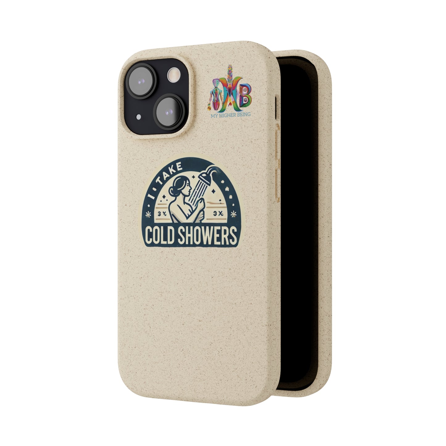 'I Take Cold Showers'_Plastic Free Biodegradable Phone Case (MHB Edition)