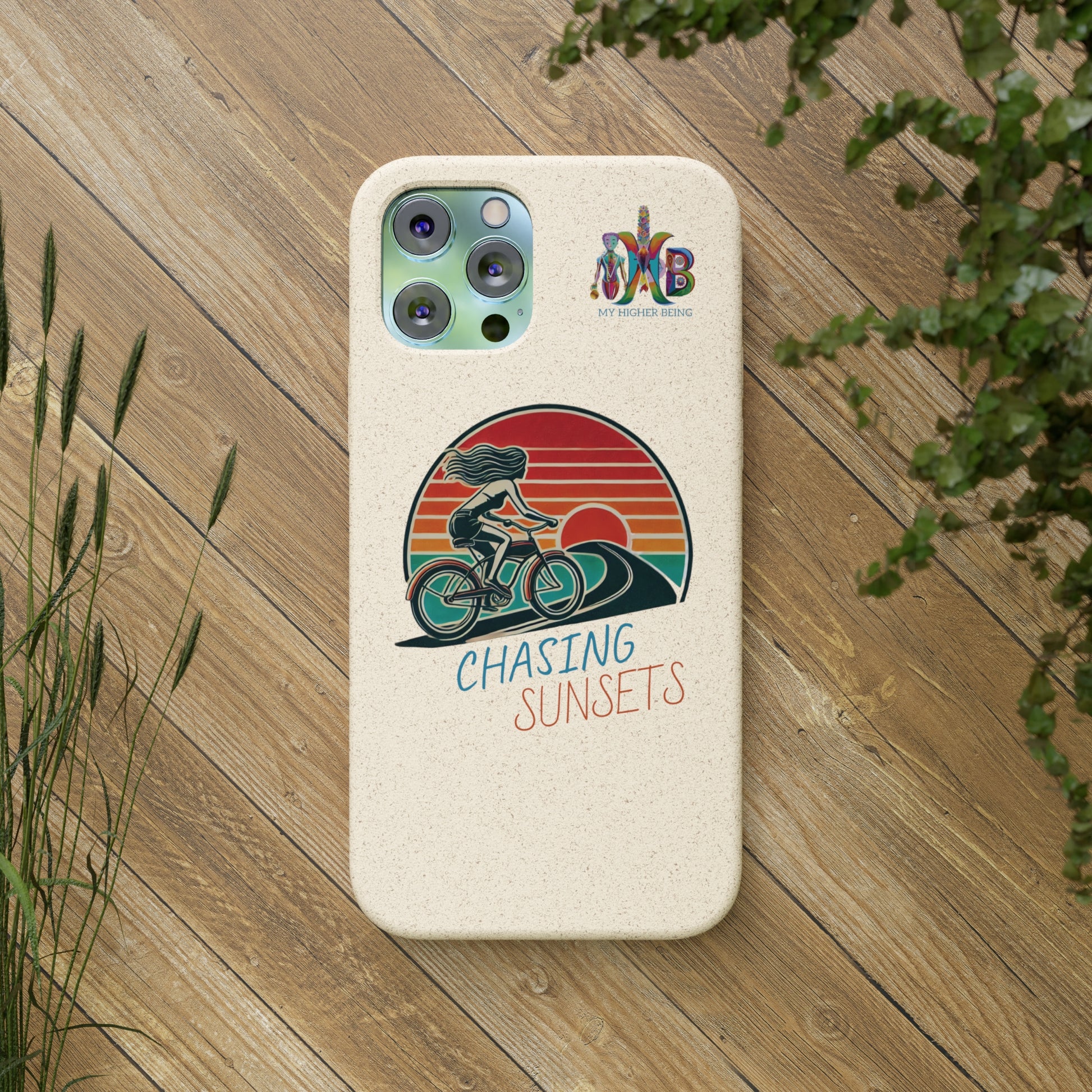 'Chasing Sunsets'_Plastic Free Biodegradable Phone Case (MHB Edition) - My Higher Being