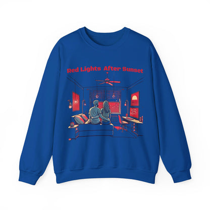 Red Lights After Sunset Couples' Sweatshirt - My Higher Being