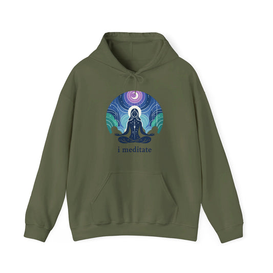 I Meditate Woman's Hoodie - My Higher Being