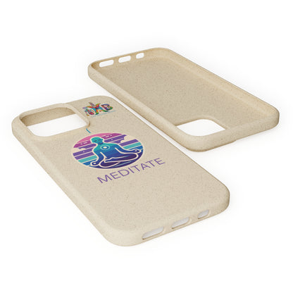 'I Meditate'_Plastic Free Biodegradable Phone Case (MHB Edition) - My Higher Being