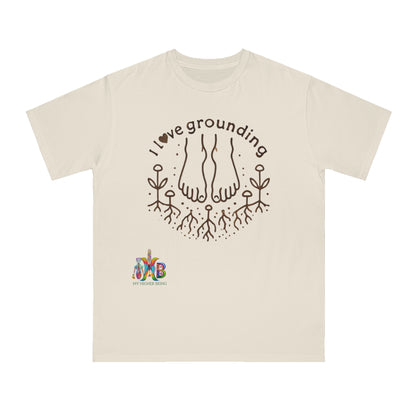 'I Love Grounding'_100% Organic Cotton T-Shirt - My Higher Being