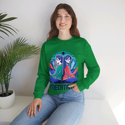 I Meditate Couples' Sweatshirt - My Higher Being