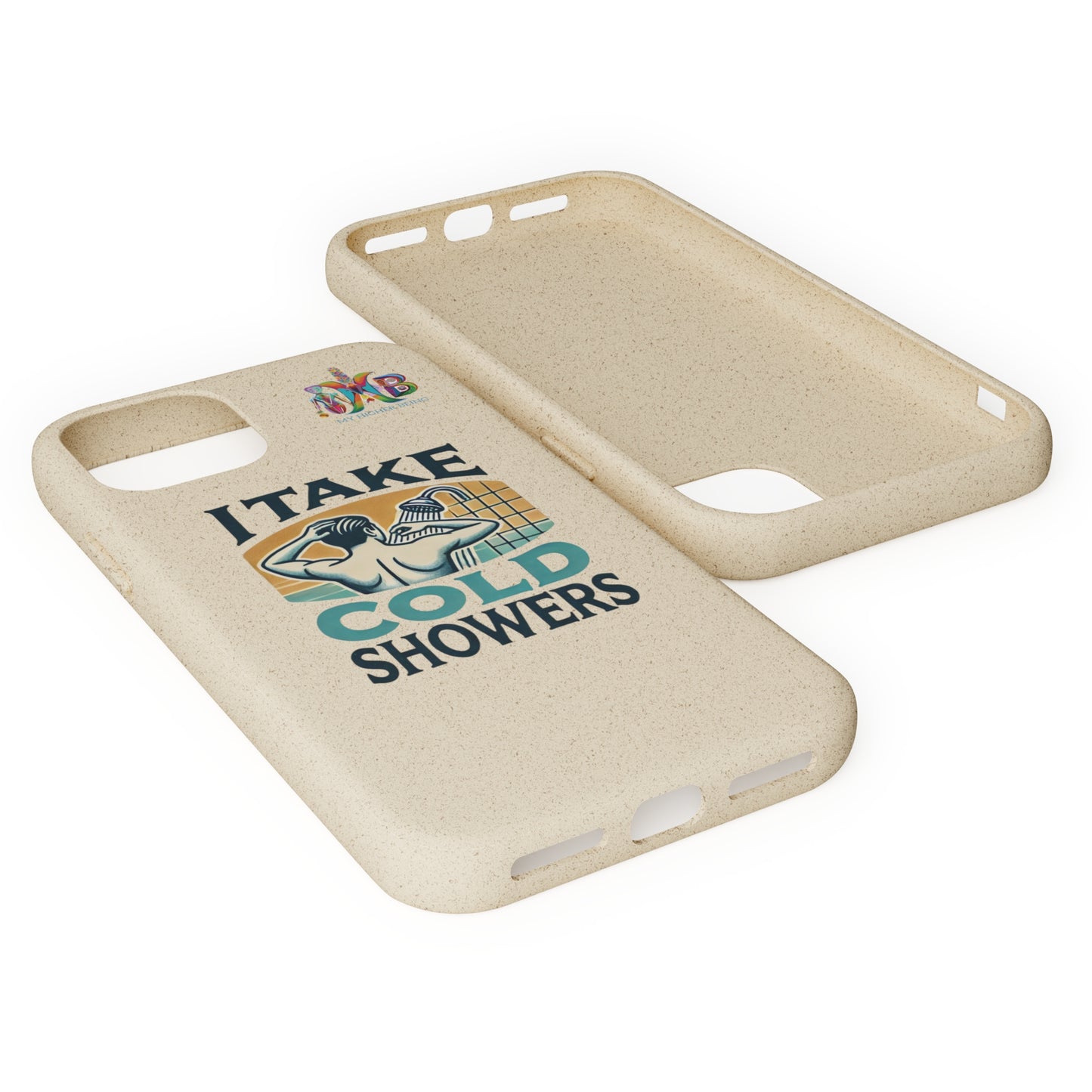 'I Take Cold Showers'_Plastic Free Biodegradable Phone Case (MHB Edition)