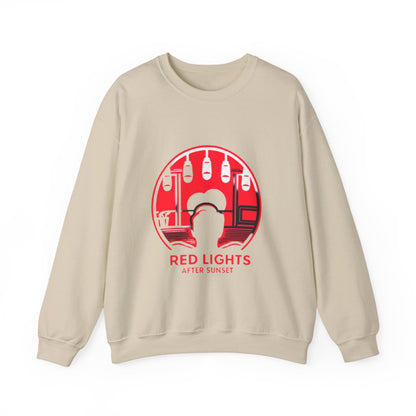 Red Lights After Sunset Man's Sweatshirt - My Higher Being