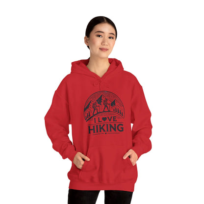 I Love Hiking Couples' Hoodie - My Higher Being