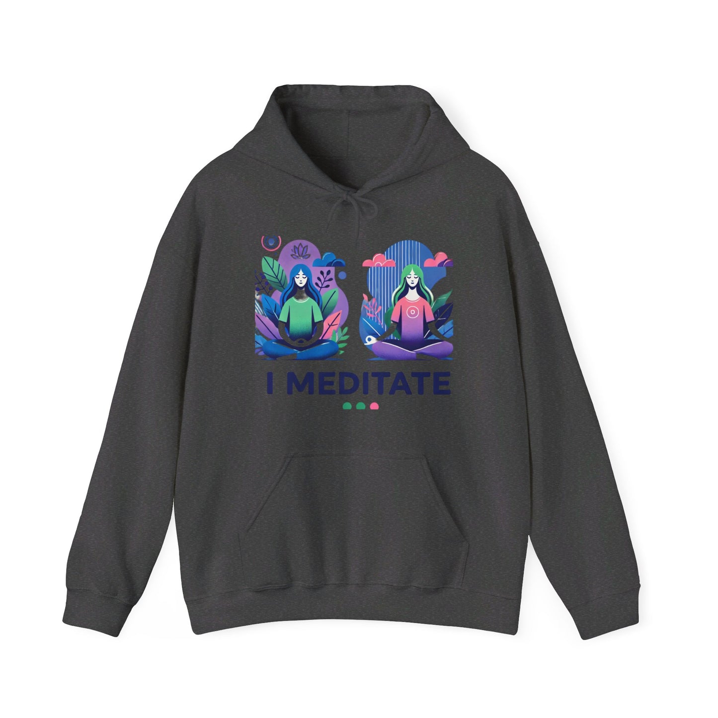 I Meditate Female Double Woman's Hoodie - My Higher Being