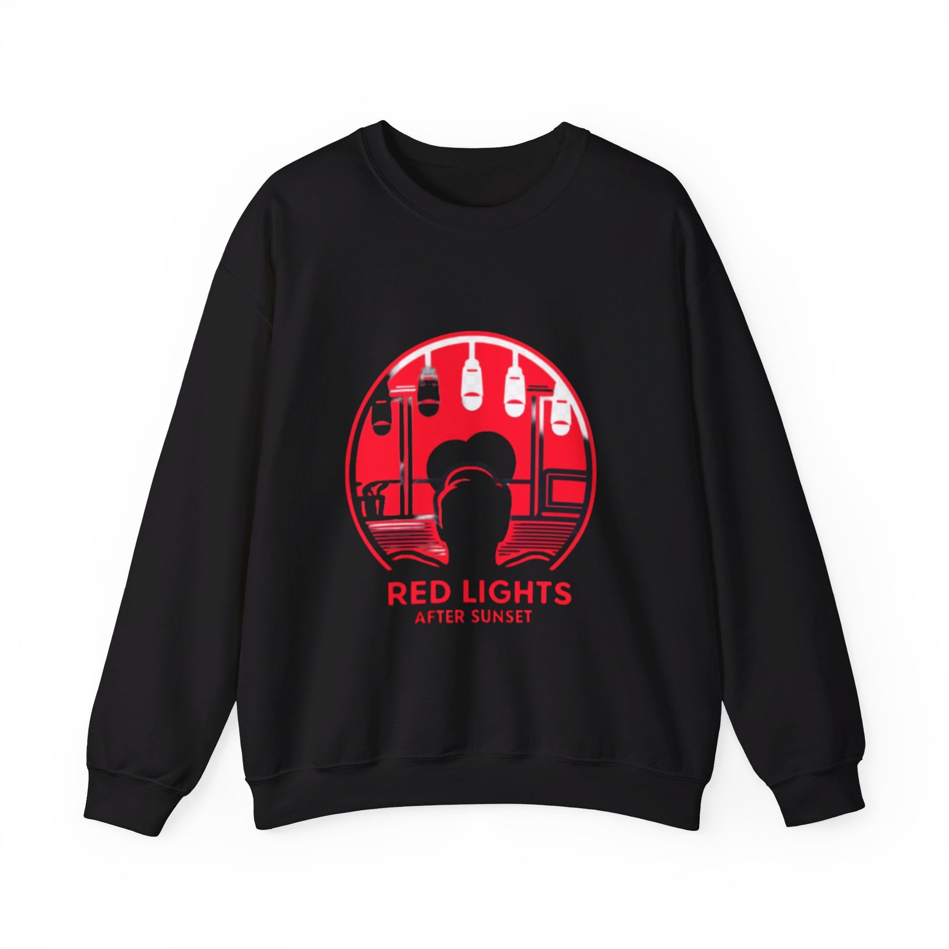 Red Lights After Sunset Man's Sweatshirt - My Higher Being