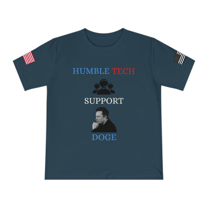 Elon Musk’s ‘Humble Tech Support’ DOGE Initiative Tee _100% Organic Cotton