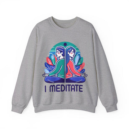 I Meditate Couples' Sweatshirt - My Higher Being