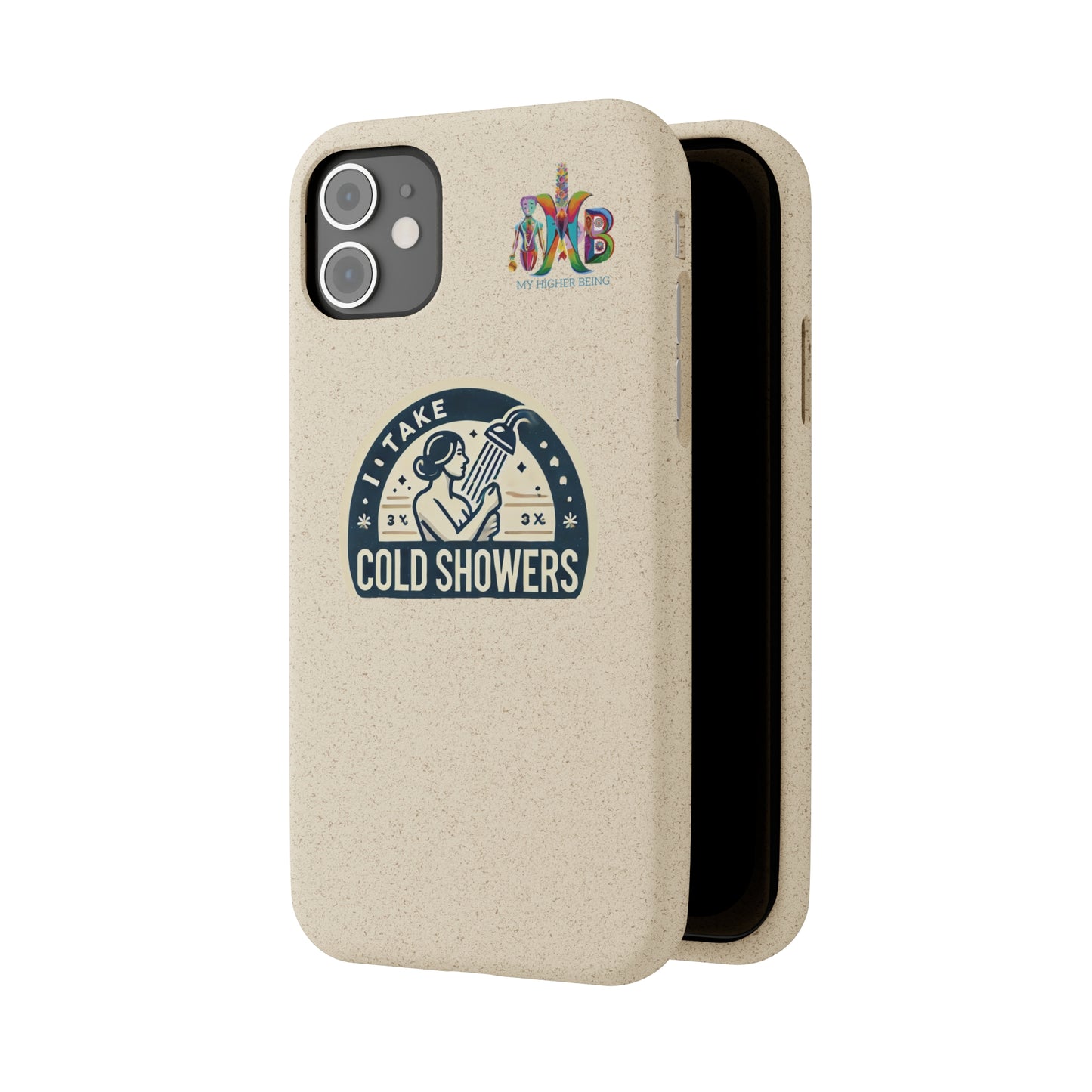 'I Take Cold Showers'_Plastic Free Biodegradable Phone Case (MHB Edition)