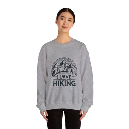 I Love Hiking Couples' Sweatshirt - My Higher Being