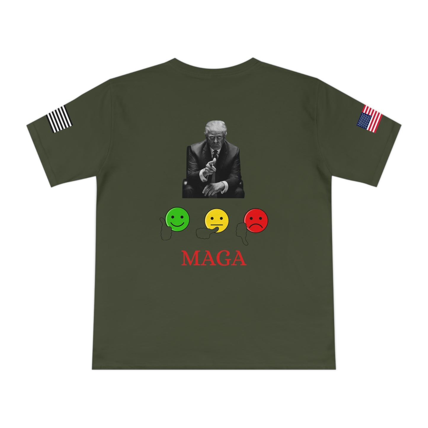 Trump’s Call for Change Tee: Advocating New Attitudes for Peace _100% Organic Cotton