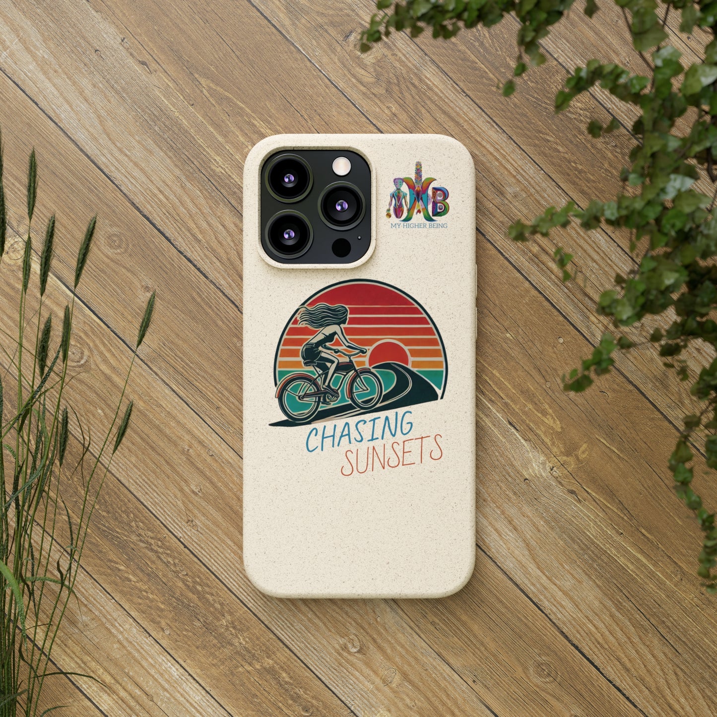 'Chasing Sunsets'_Plastic Free Biodegradable Phone Case (MHB Edition) - My Higher Being