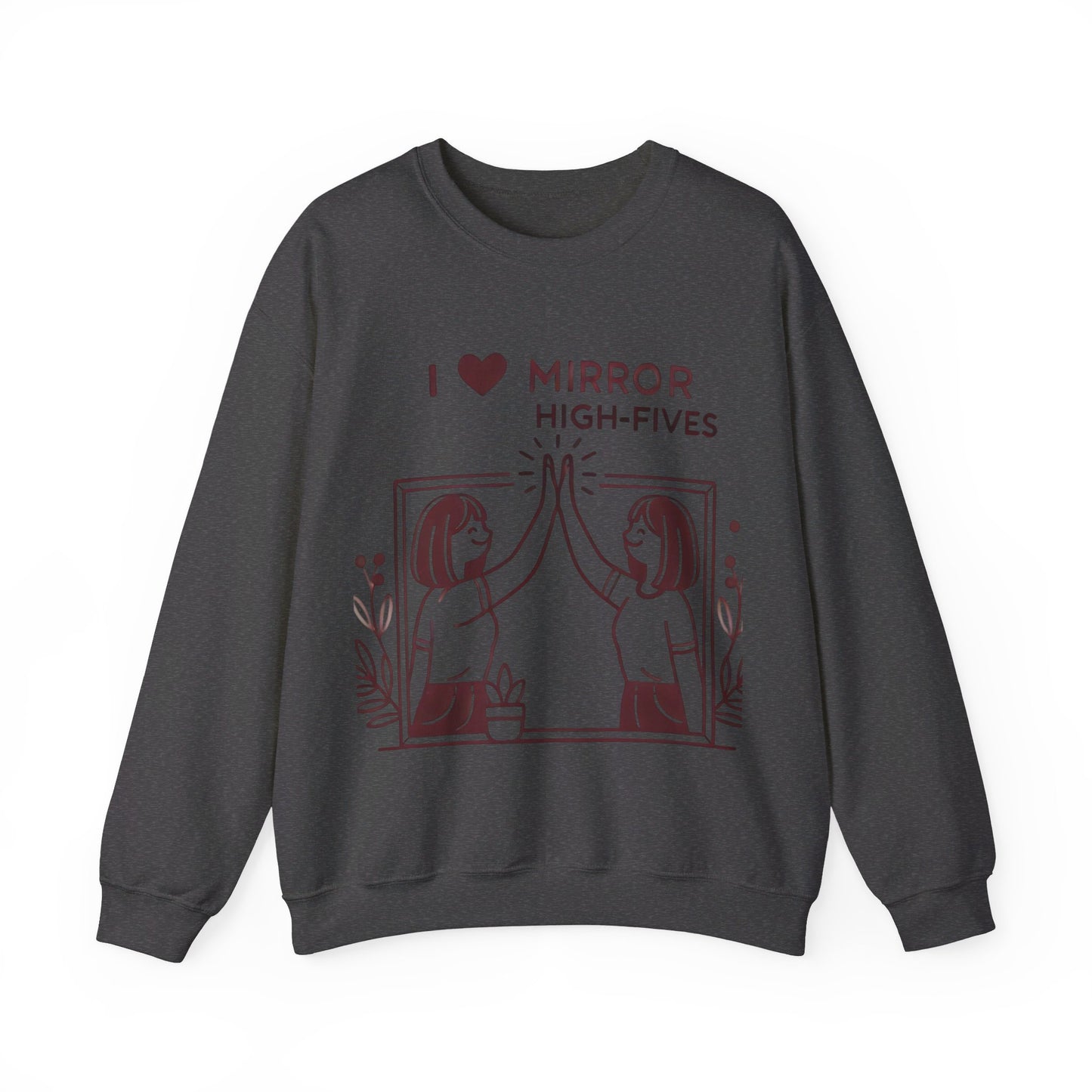 I Love Mirror High Fives Woman's Sweatshirt - My Higher Being