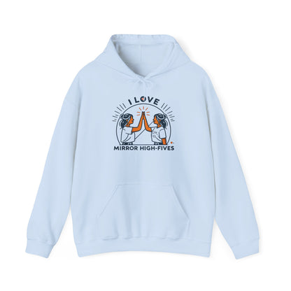 I Love Mirror High Fives Woman's Hoodie - My Higher Being